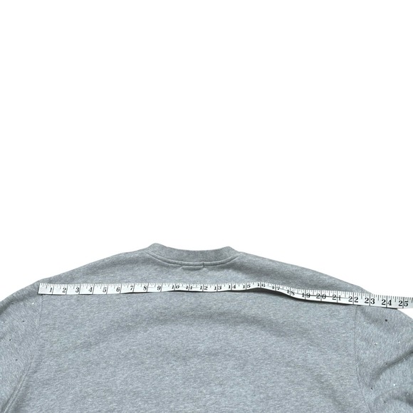 Good American Gray Cotton Capricorn Rhinestone Zodiac Sweatshirt Size 3 - L‎ - Picture 5 of 10